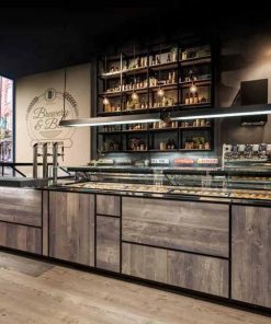 Quầy Pha Chế Cafe Kết Hợp Trưng Bày