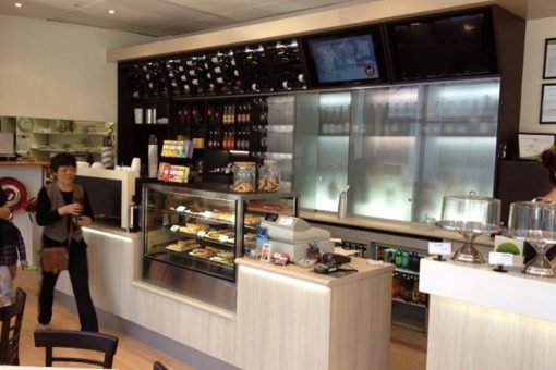 Quầy Pha Chế Cafe Kết Hợp Trưng Bày 3