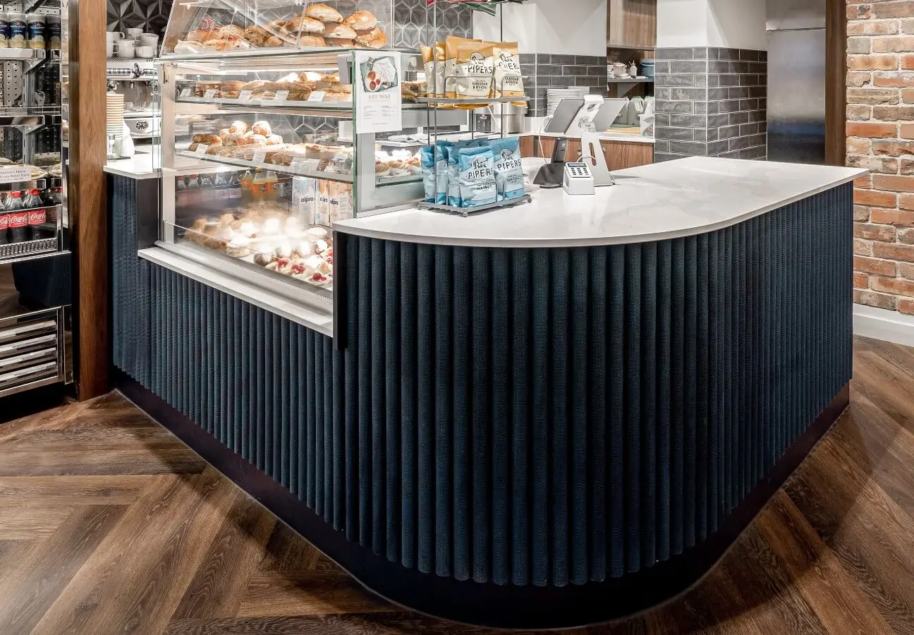 Quầy Pha Chế Cafe Kết Hợp Trưng Bày 4