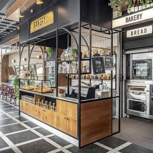 Quầy Pha Chế Cafe Kết Hợp Trưng Bày 5