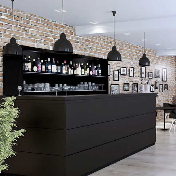 Quầy Pha Chế Gỗ Phủ Melamine 2 Quầy Pha Chế Gỗ Phủ Melamine 2