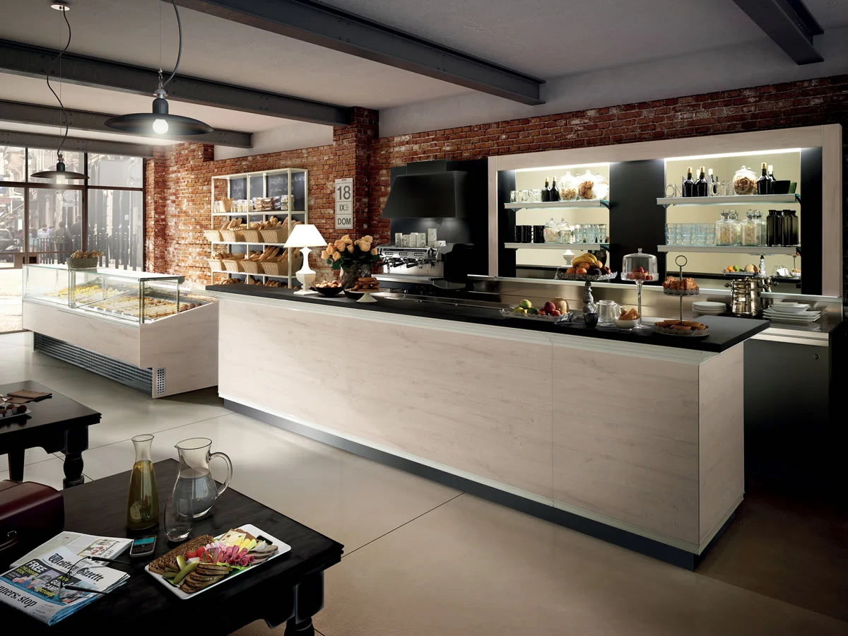 Quầy Pha Chế Gỗ Phủ Melamine 3 Quầy Pha Chế Gỗ Phủ Melamine 3