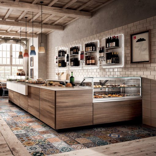 Quầy Pha Chế Gỗ Phủ Melamine
