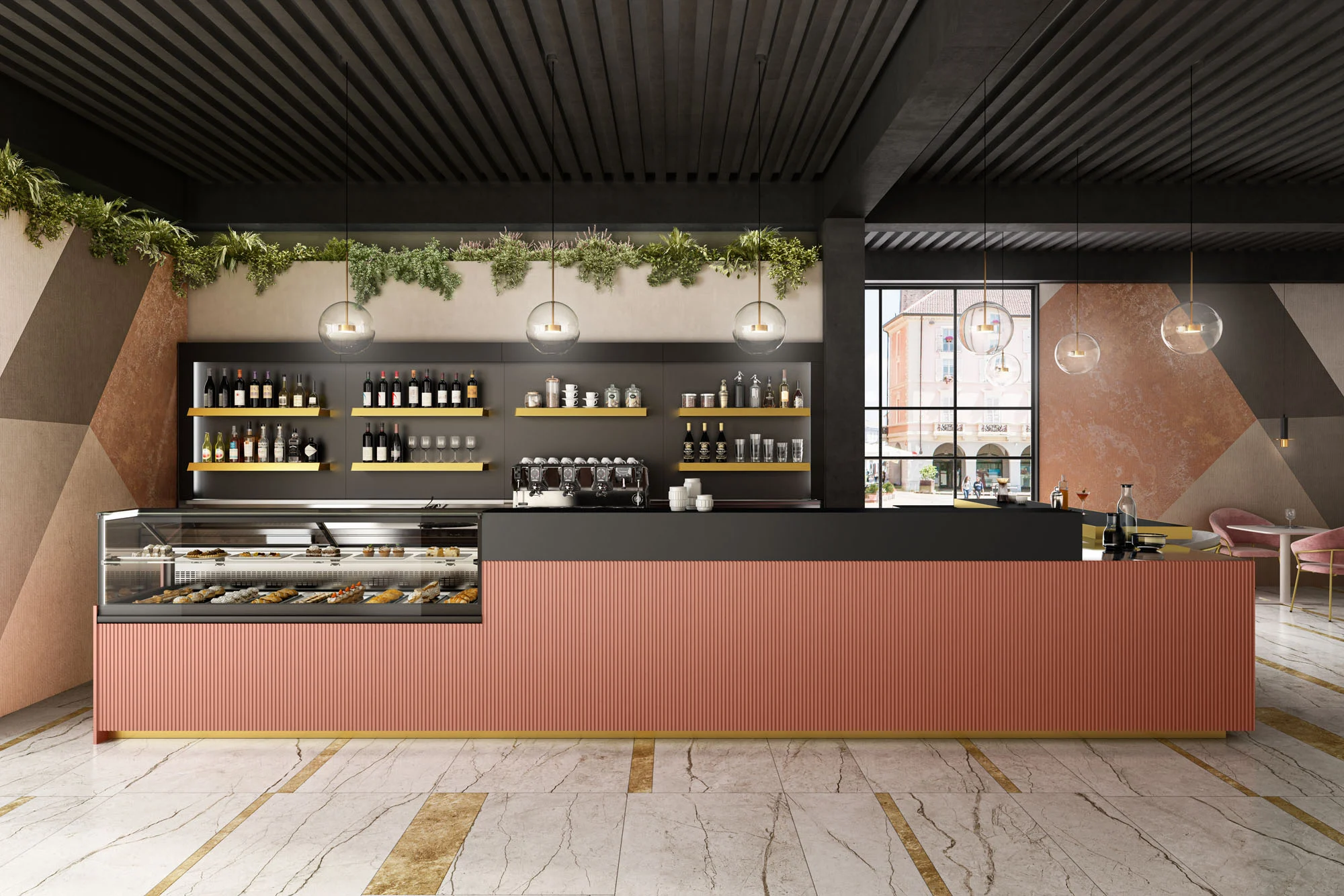 Quầy Pha Chế Gỗ Phủ Melamine 7 Quầy Pha Chế Gỗ Phủ Melamine 7