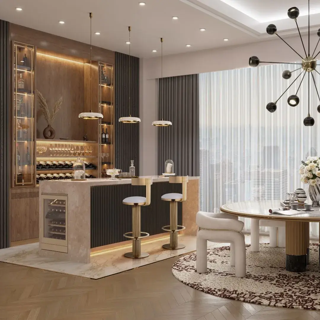 Quầy Pha Chế Hiện Đại 10