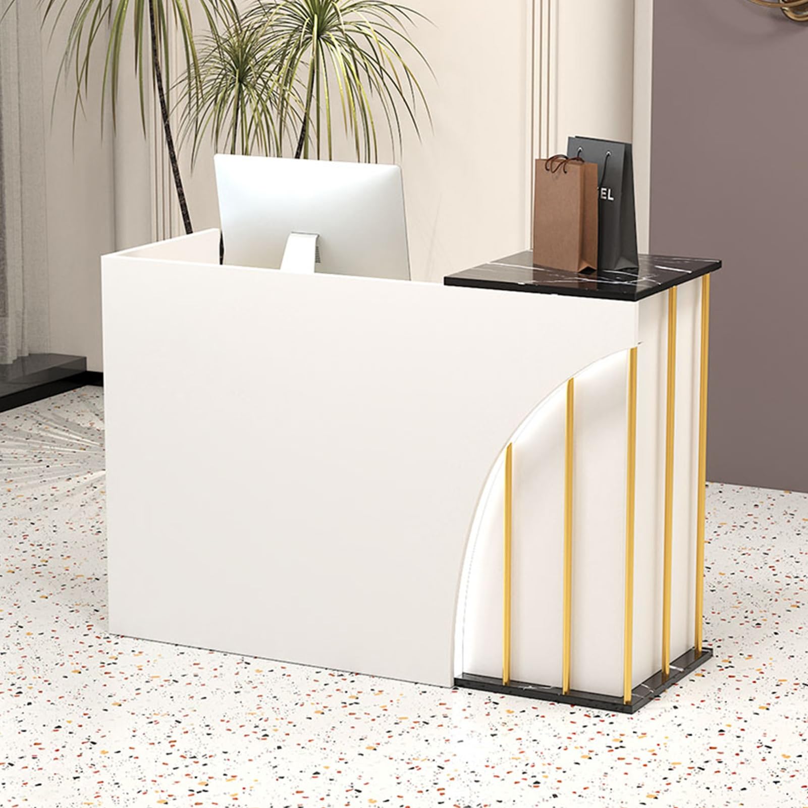 Quầy Thu Ngân Mini Tiết Kiệm Diện Tích QTN022 4