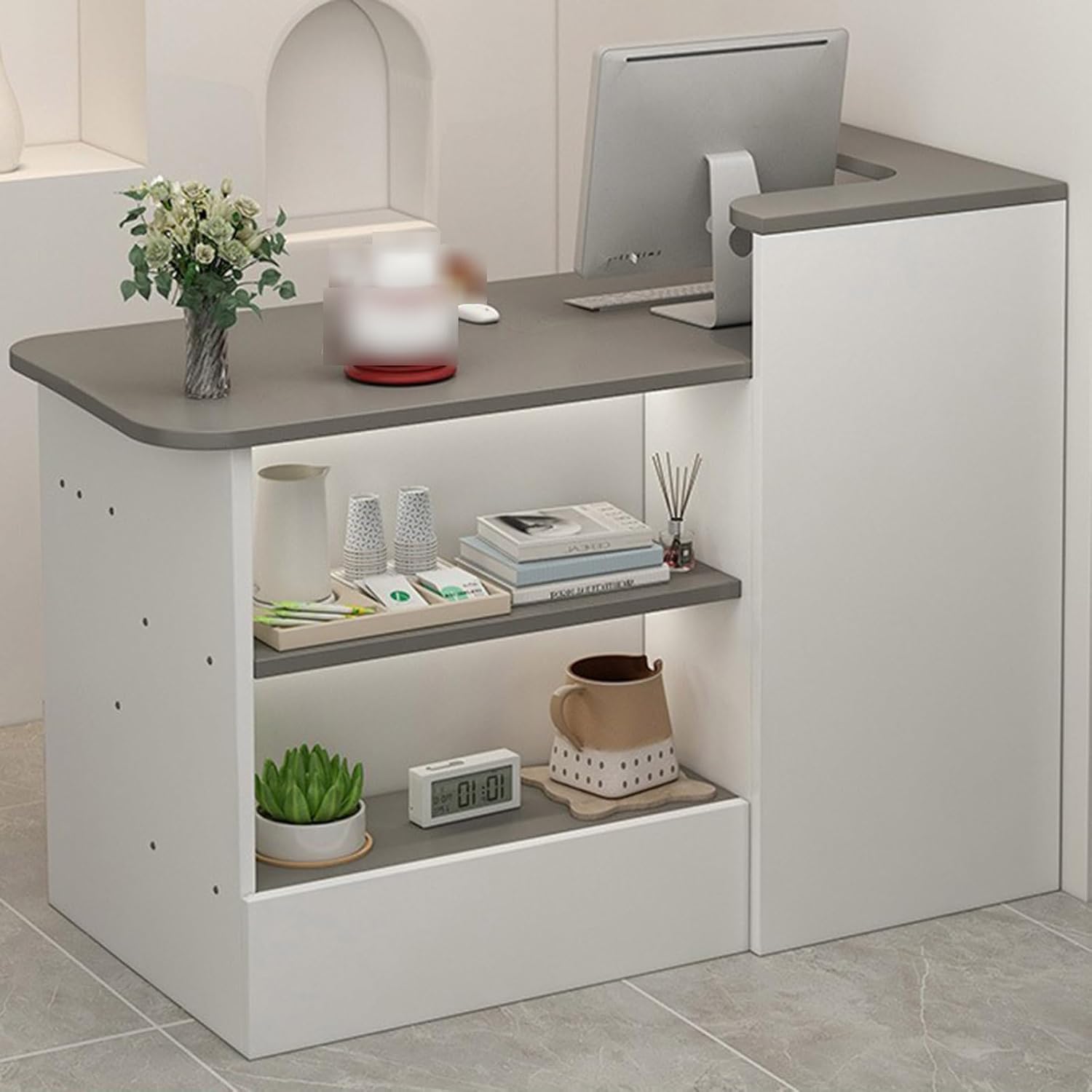 Quầy Thu Ngân Nhỏ Đẹp QTN037 2