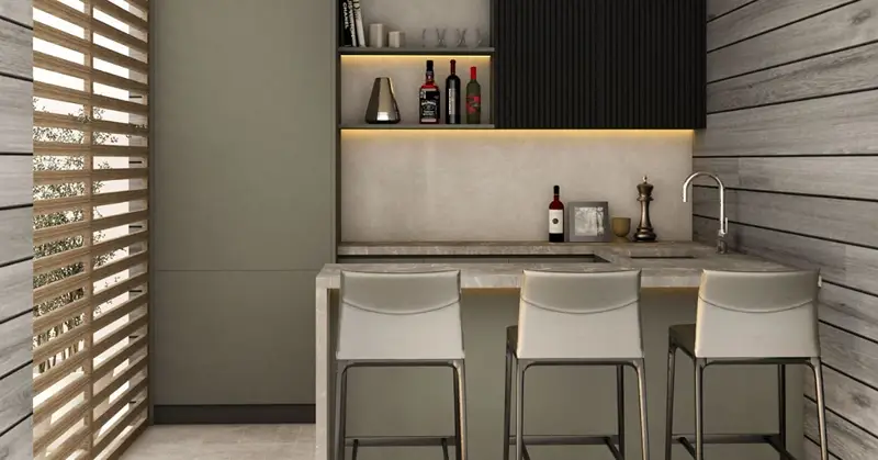 Quầy bar cho bếp nhỏ 3