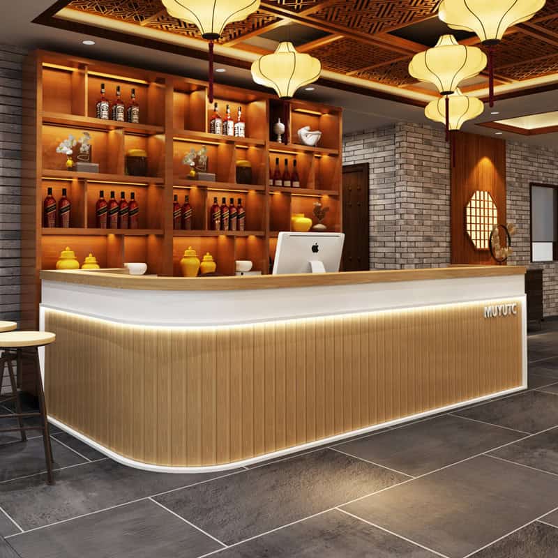 Quầy bar gỗ công nghiệp 3 Quầy bar gỗ công nghiệp 3