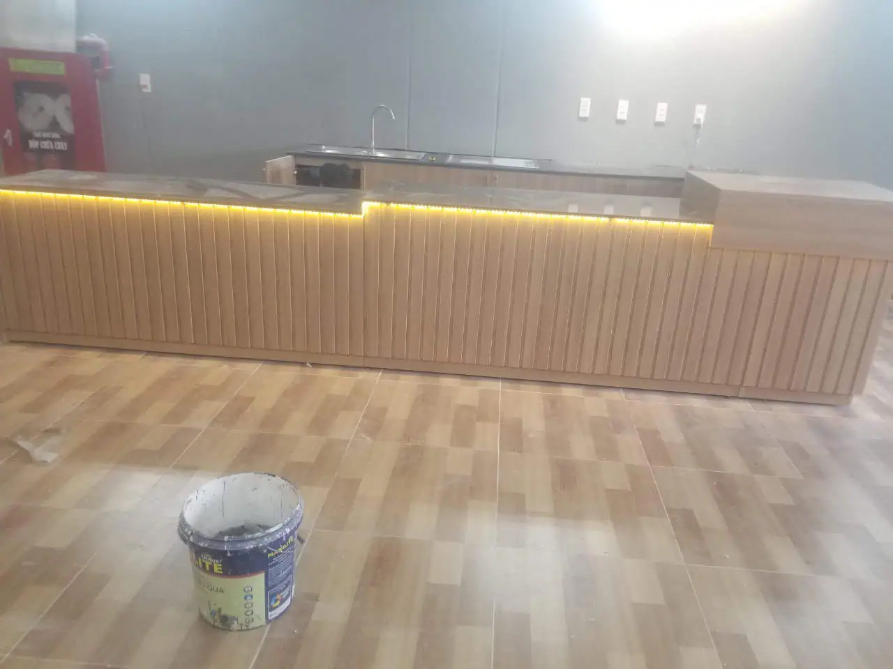 Quầy bar gỗ đẹp