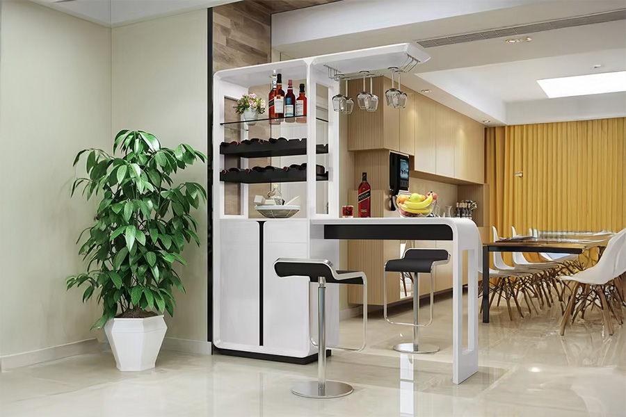 Quầy bar mini ngăn bếp và phòng khách 6 Quầy bar mini ngăn bếp và phòng khách 6