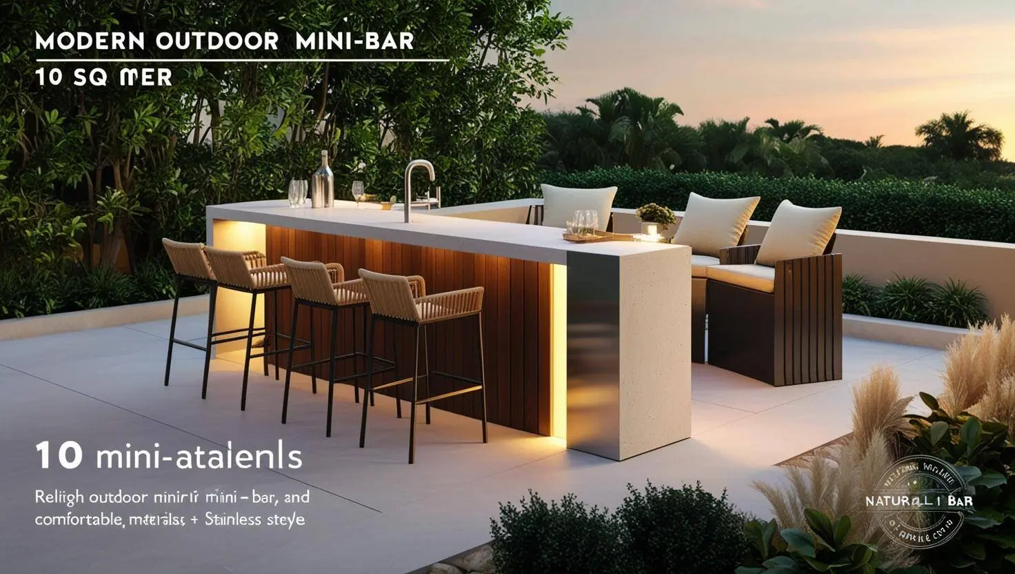 Quầy bar mini ngoài trời (10) Quầy bar mini ngoài trời (10)