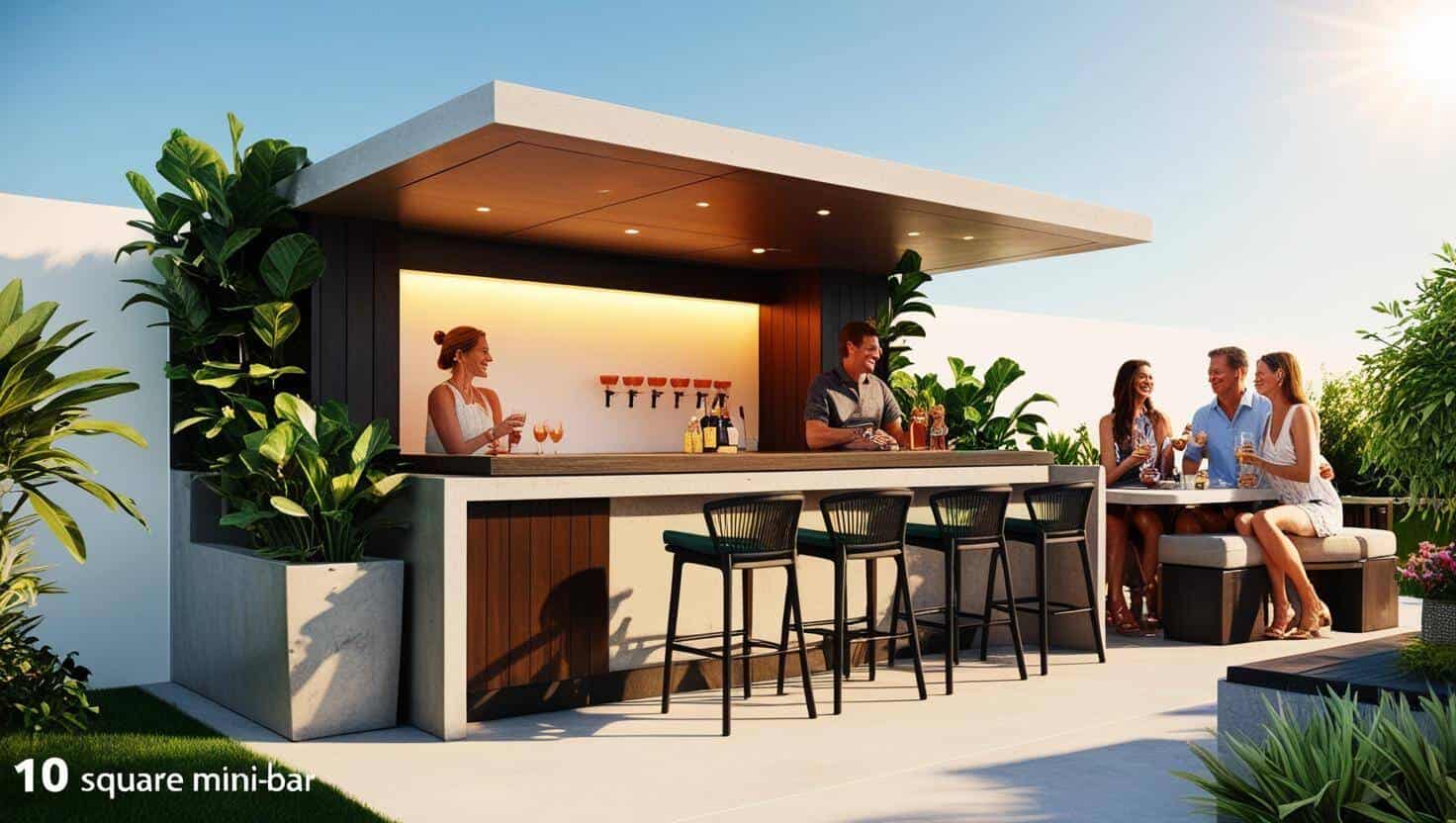 Quầy bar mini ngoài trời (14) Quầy bar mini ngoài trời (14)