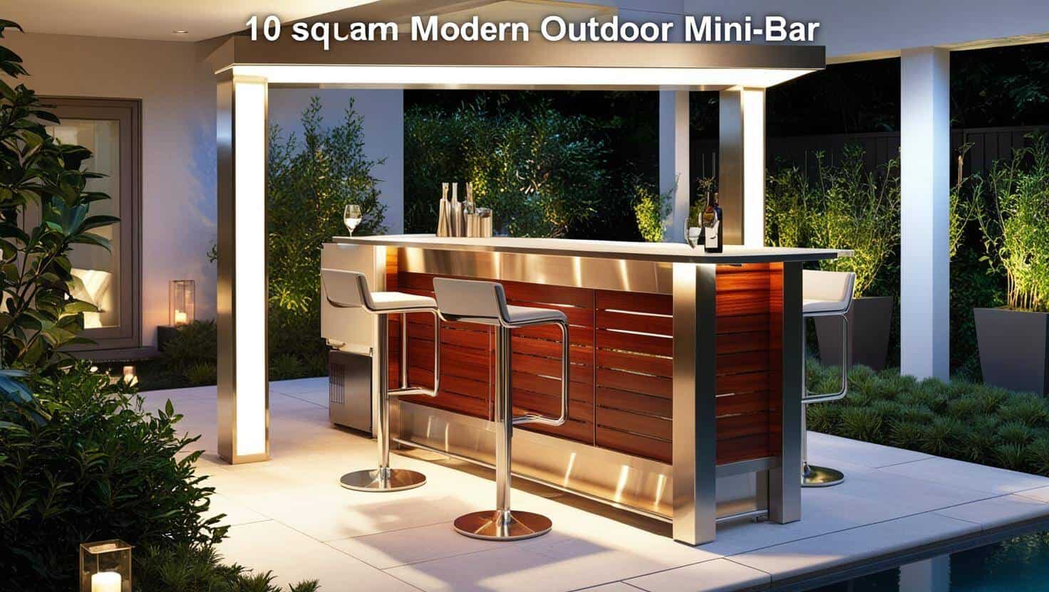 Quầy bar mini ngoài trời (3) Quầy bar mini ngoài trời (3)