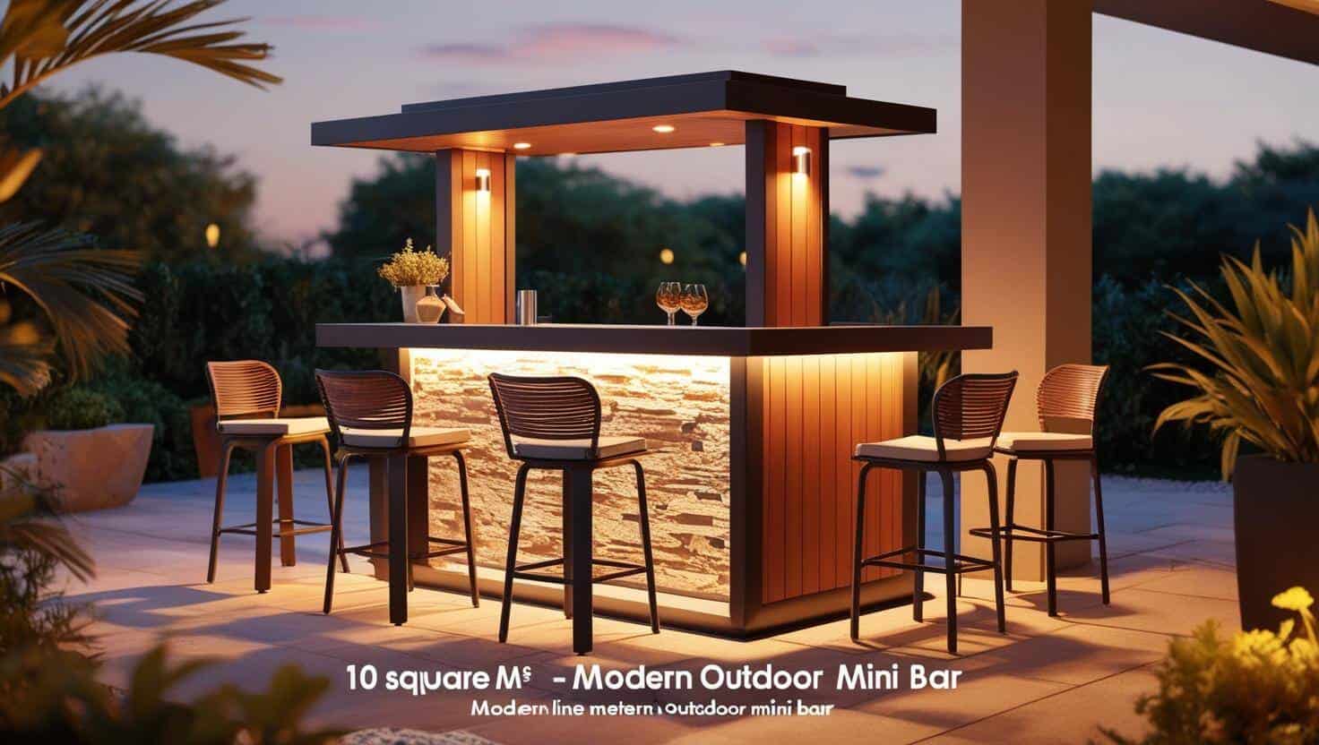 Quầy bar mini ngoài trời (4) Quầy bar mini ngoài trời (4)