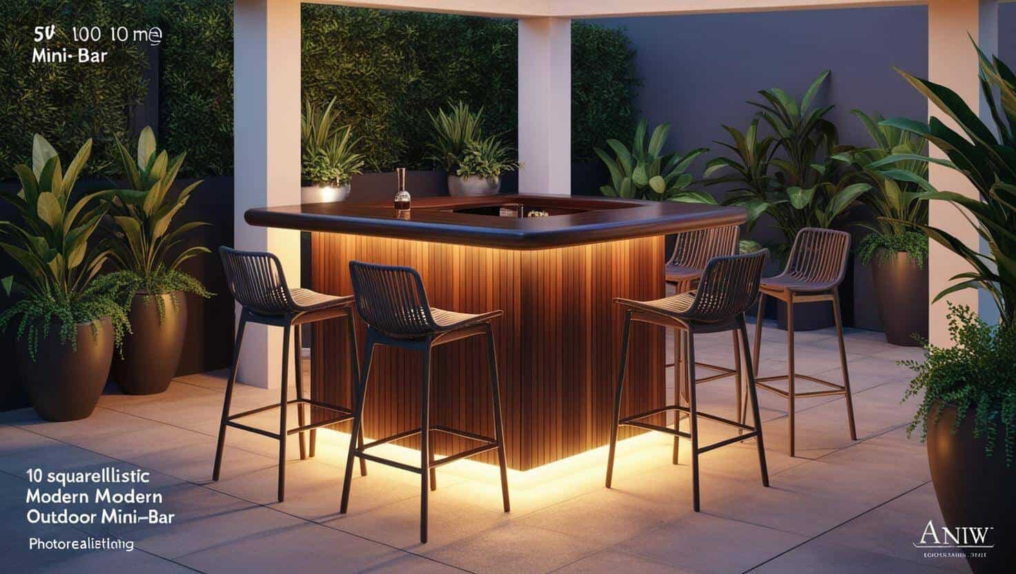 Quầy bar mini ngoài trời (6) Quầy bar mini ngoài trời (6)