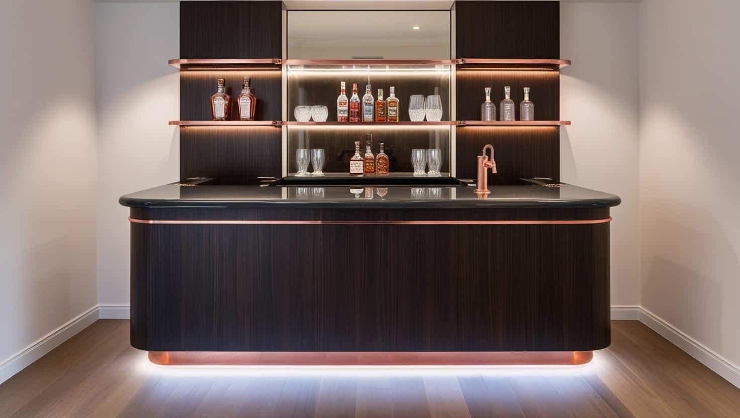 Quầy bar mini phòng khách 10m2 (14) Quầy bar mini phòng khách 10m2 (14)
