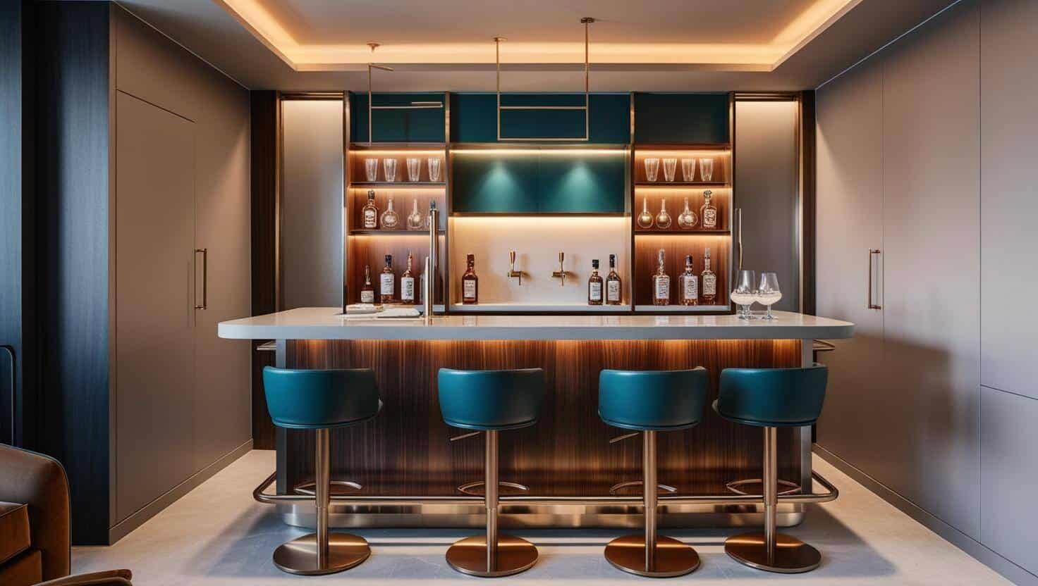 Quầy bar mini trong nhà (9) Quầy bar mini trong nhà (9)