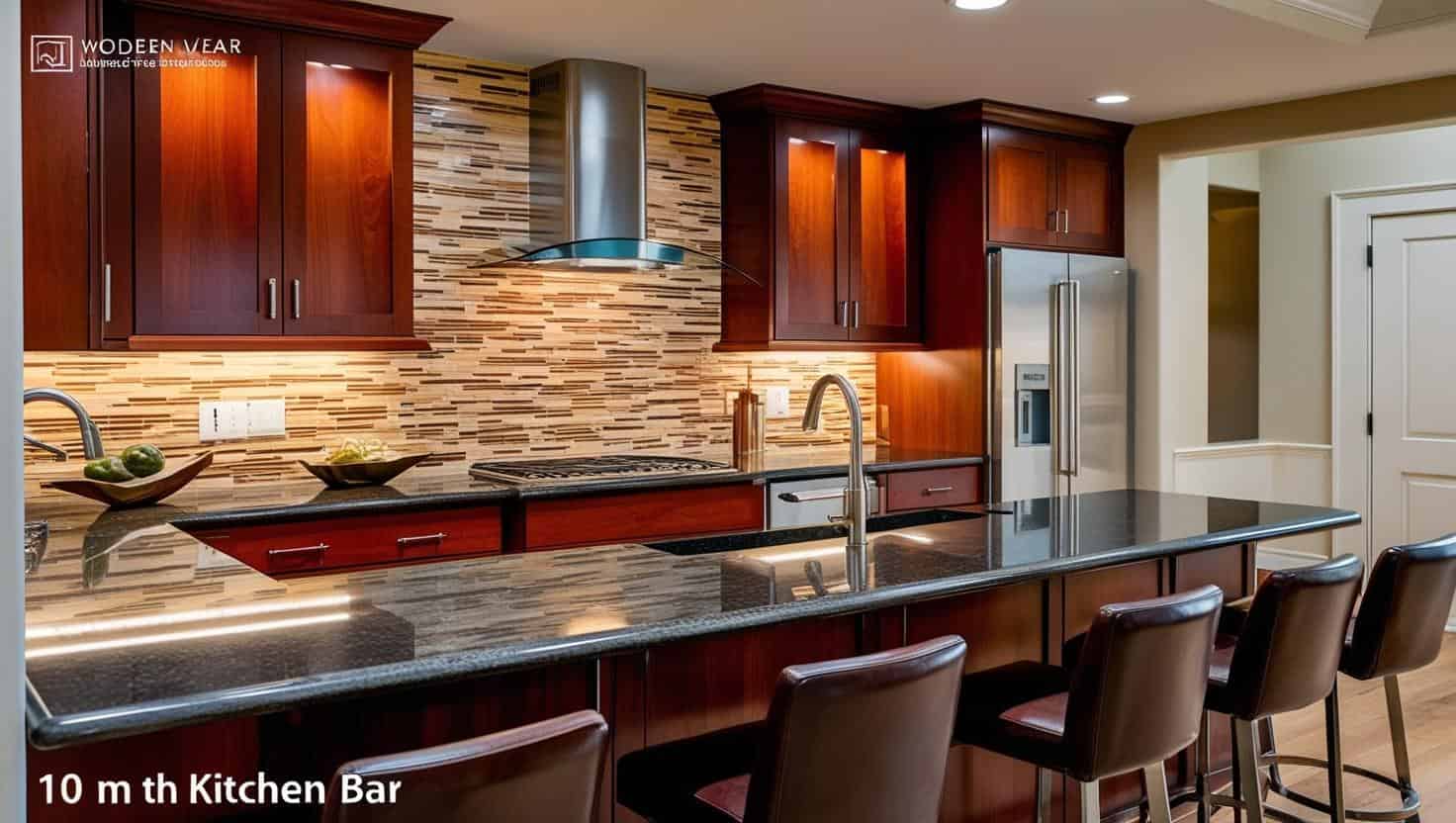 Quầy bar nhà bếp 10m2 (6) Quầy bar nhà bếp 10m2 (6)