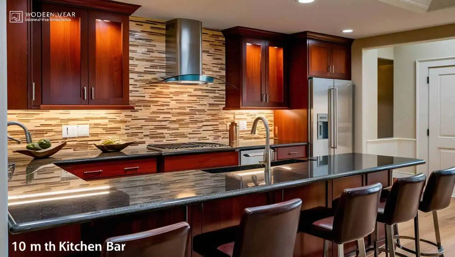 Quầy bar nhà bếp 10m2 (6) Quầy bar nhà bếp 10m2 (6)