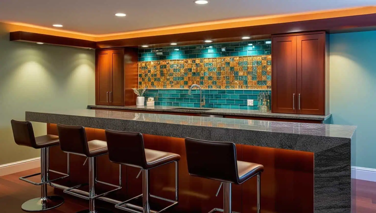 Quầy bar nhà bếp 10m2 (7) Quầy bar nhà bếp 10m2 (7)