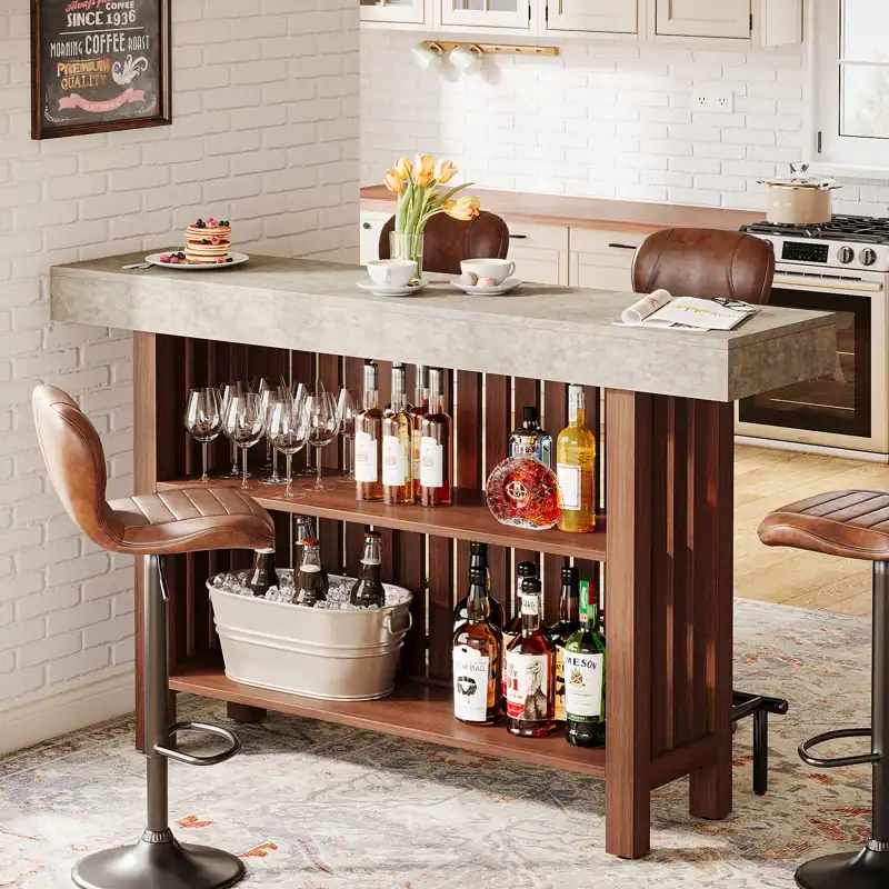 Quầy bar nhỏ trong bếp 2 Quầy bar nhỏ trong bếp 2