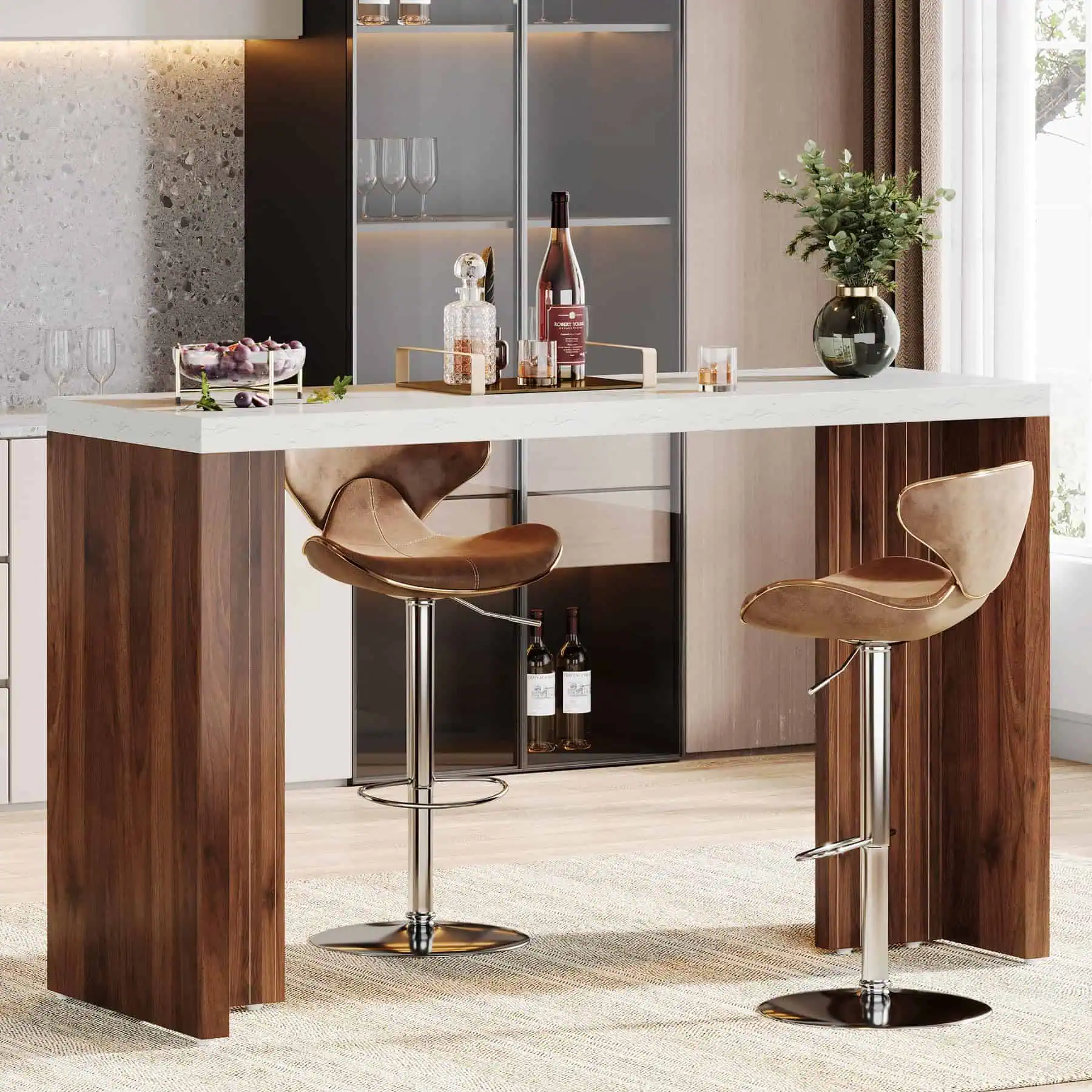 Quầy bar nhỏ trong bếp