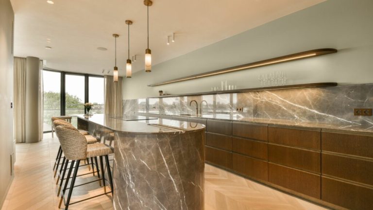 Quầy bar phòng bếp đẹp