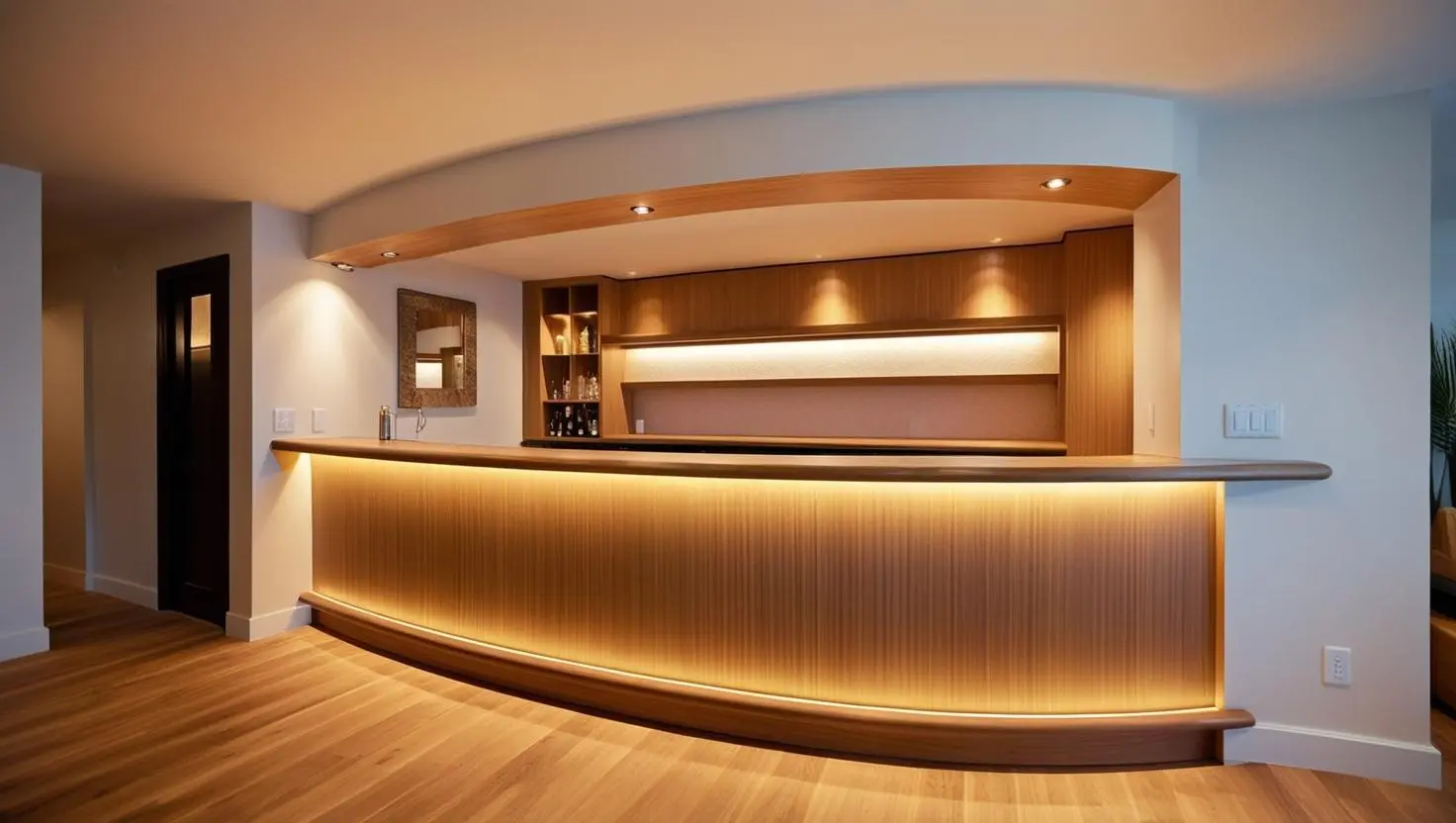 Quầy bar phòng khách đẹp (2) Quầy bar phòng khách đẹp (2)
