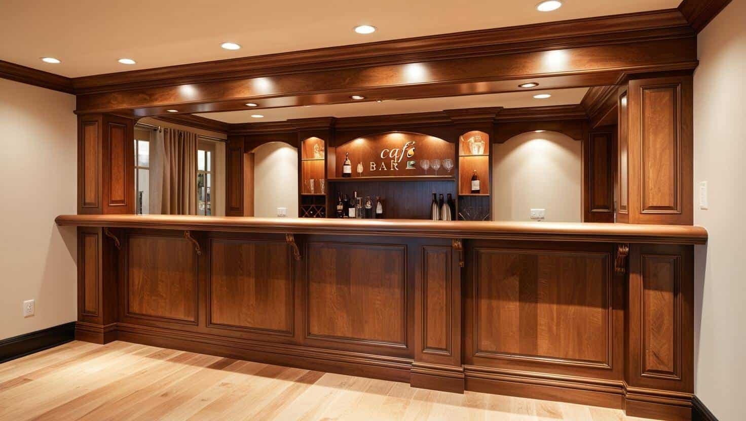 Quầy bar phòng khách đẹp (3) Quầy bar phòng khách đẹp (3)