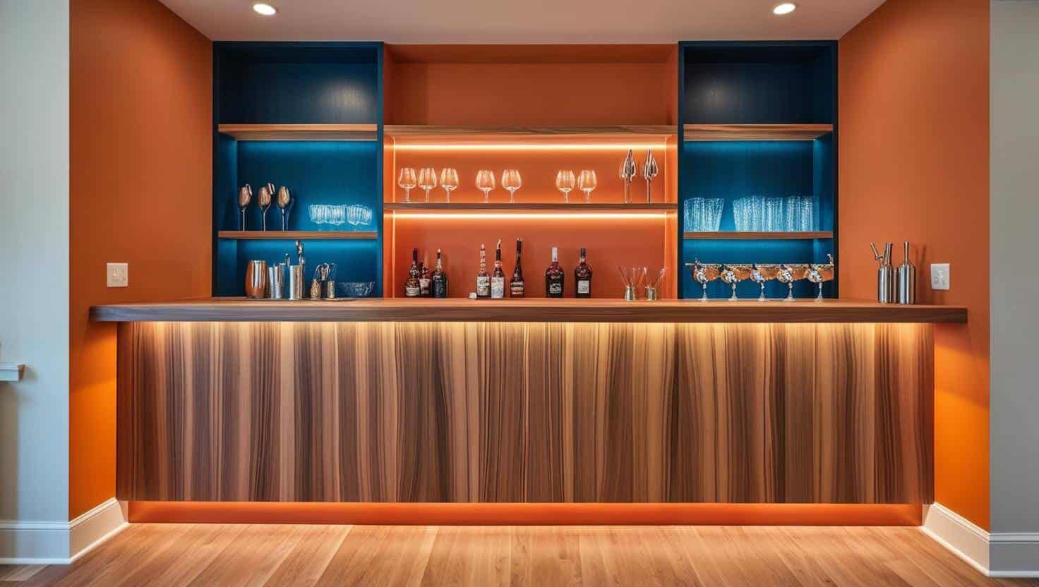 Quầy bar phòng khách đẹp (4) Quầy bar phòng khách đẹp (4)