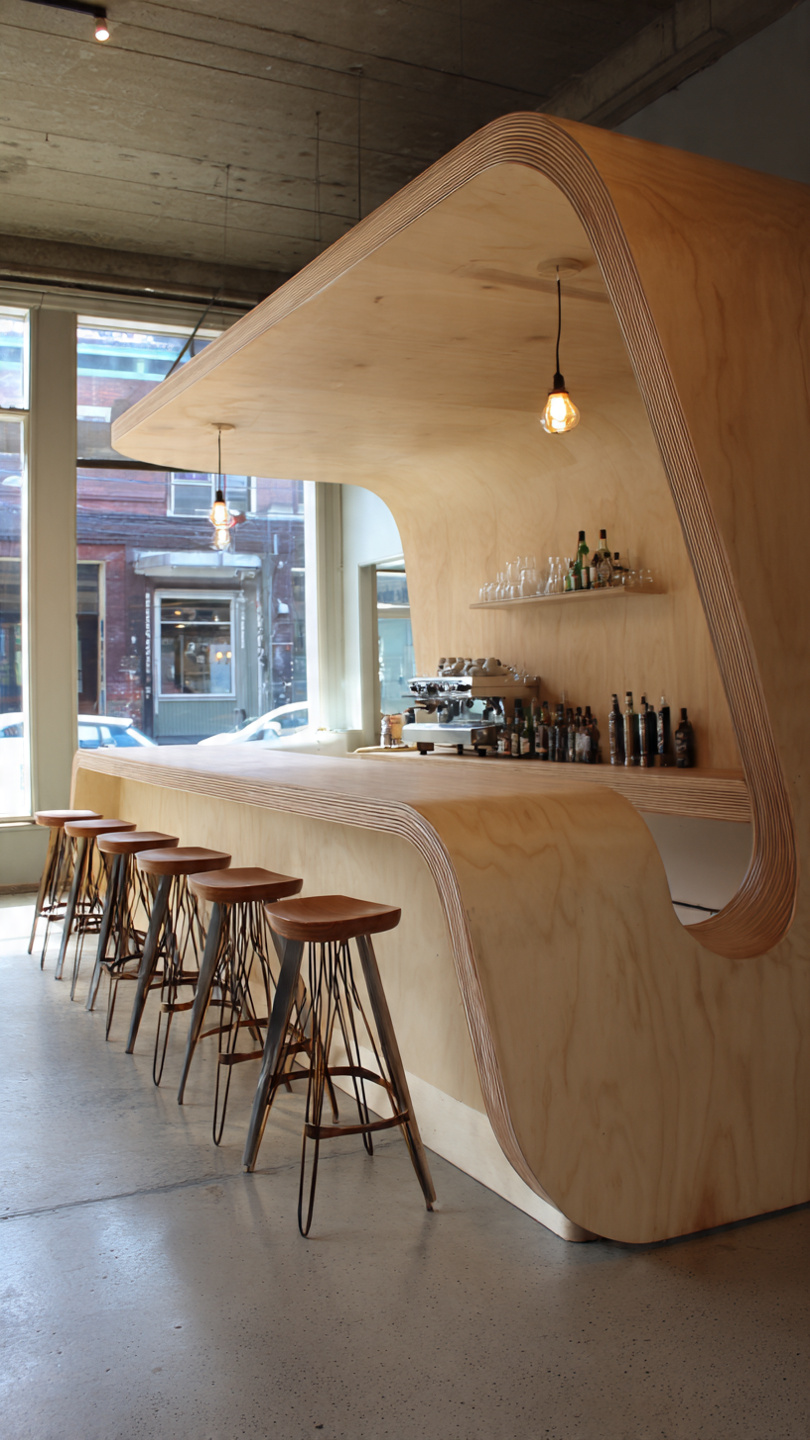 Quầy bar plywood (4) Quầy bar plywood (4)