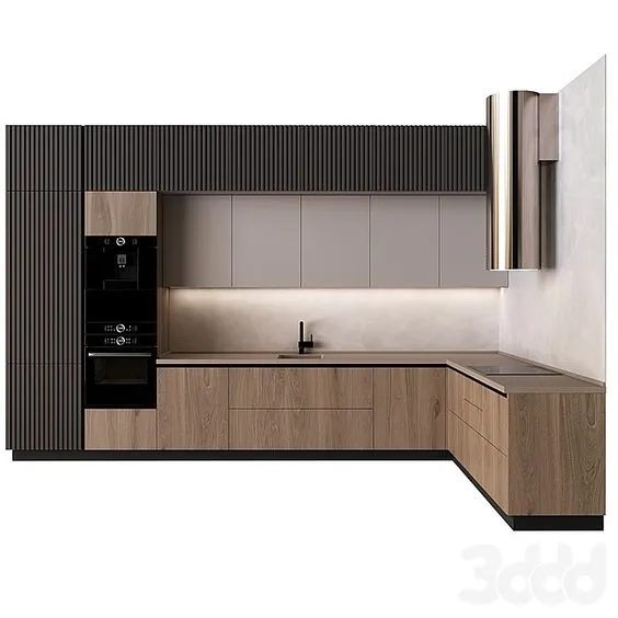 Quầy Bếp Gia Đình 6 Mẫu Tạo Nên Sự Khác Biệt Cho Không Gian 4 Quầy bếp thiết kế theo chữ L đẹp.