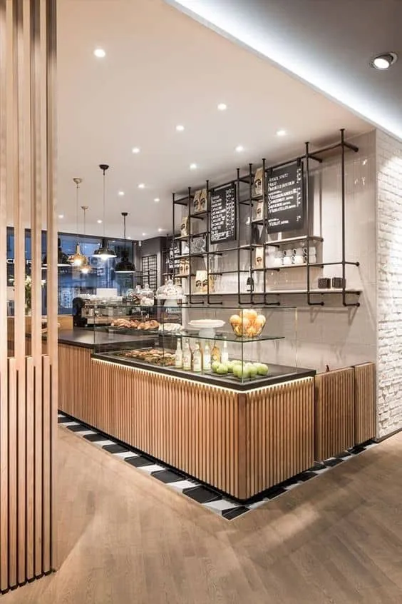 Quầy cà phê với không gian thoải mái