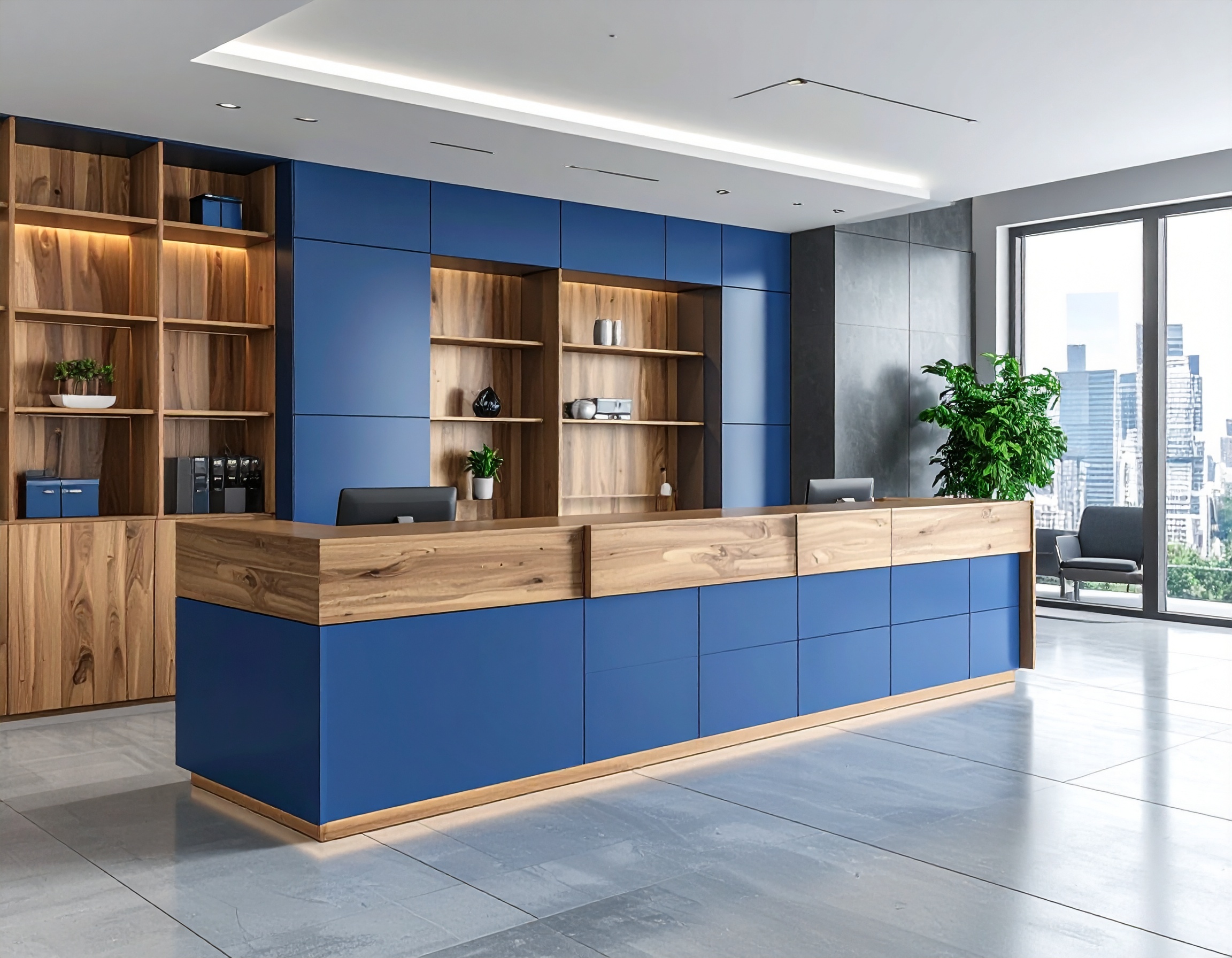 Quầy lễ tân Bluecons (4)