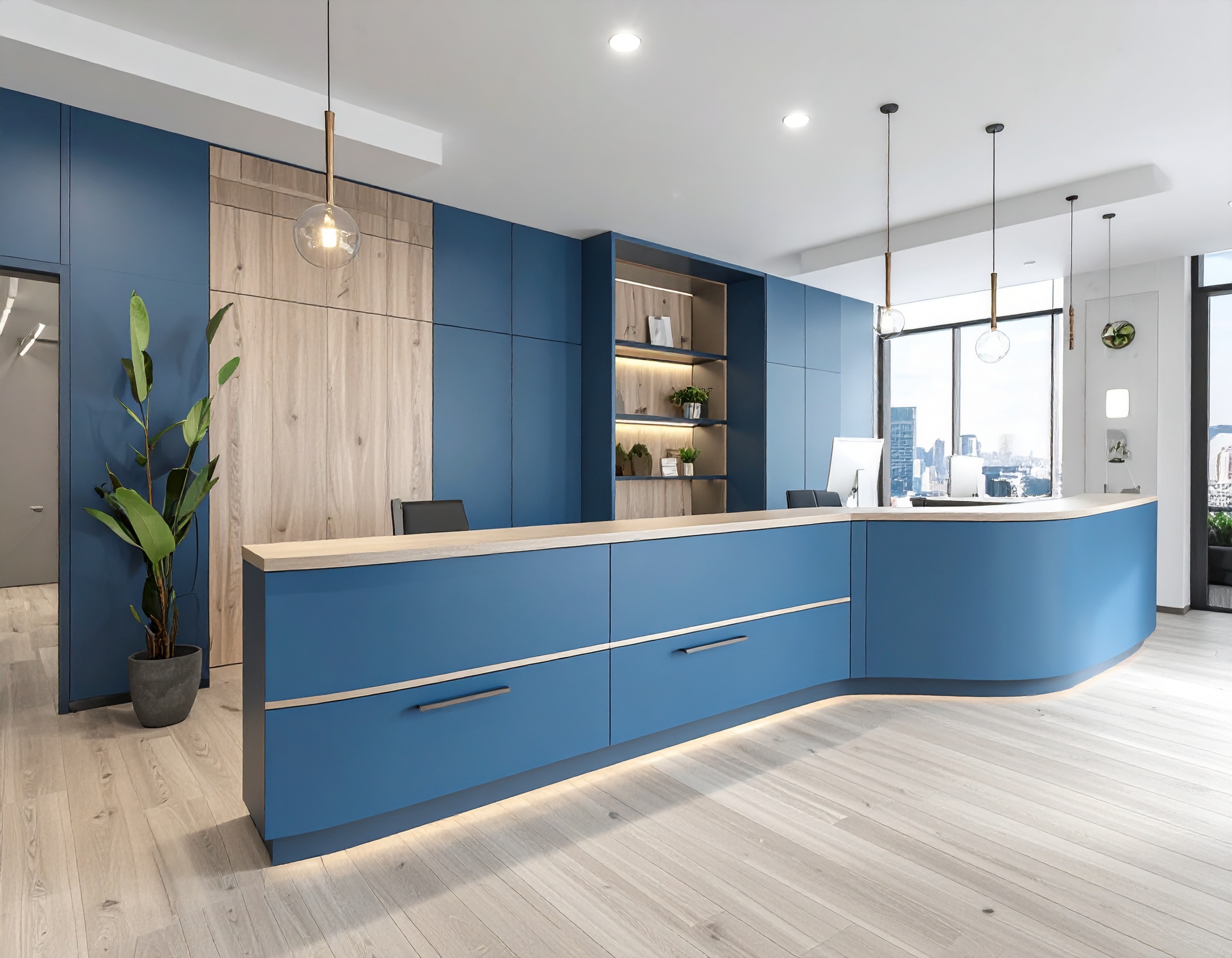 Quầy lễ tân Bluecons (5)