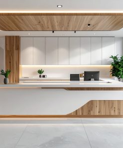 Quầy lễ tân Bluecons giá xưởng (2)