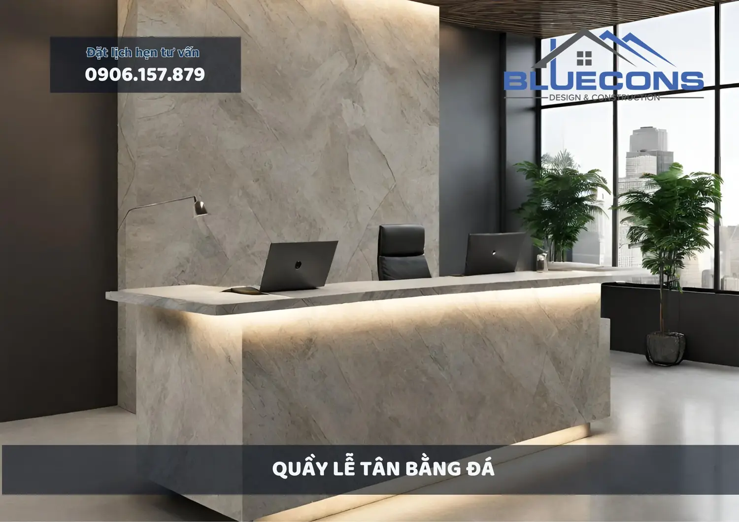 Quầy lễ tân bằng đá thu hút tài vận bạn nên sở hữu 18 Quầy lễ tân bằng đá thu hút tài vận bạn nên sở hữu
