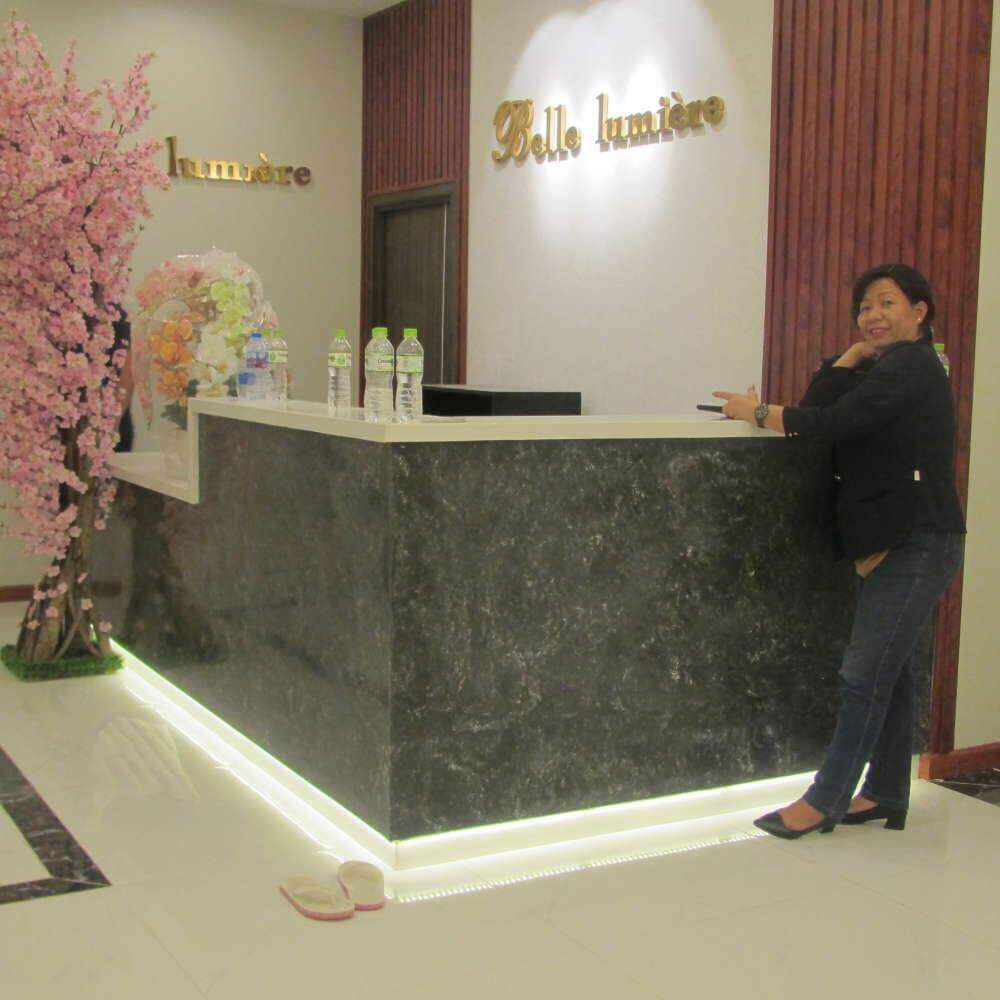 Chủ đầu tư công trình quầy lễ tân và lavabo rửa tay AEON Bình Tân
