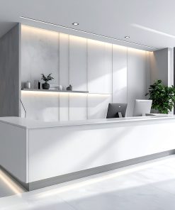 Quầy lễ tân chữ L 10 Quầy lễ tân chữ L (1)