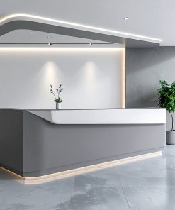 Quầy lễ tân chữ L tiết kiệm diện tích (4)