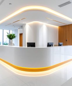 Quầy lễ tân chữ U (4)