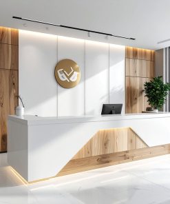 Quầy lễ tân công ty (1)