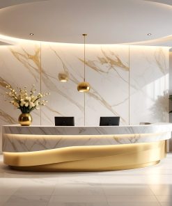 Quầy lễ tân công ty (2)