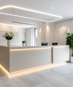 Quầy lễ tân đẹp cho công ty mới (2)