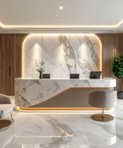 Quầy lễ tân đẹp cho showroom (3)