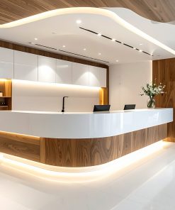 Quầy lễ tân đẹp cho showroom (5)