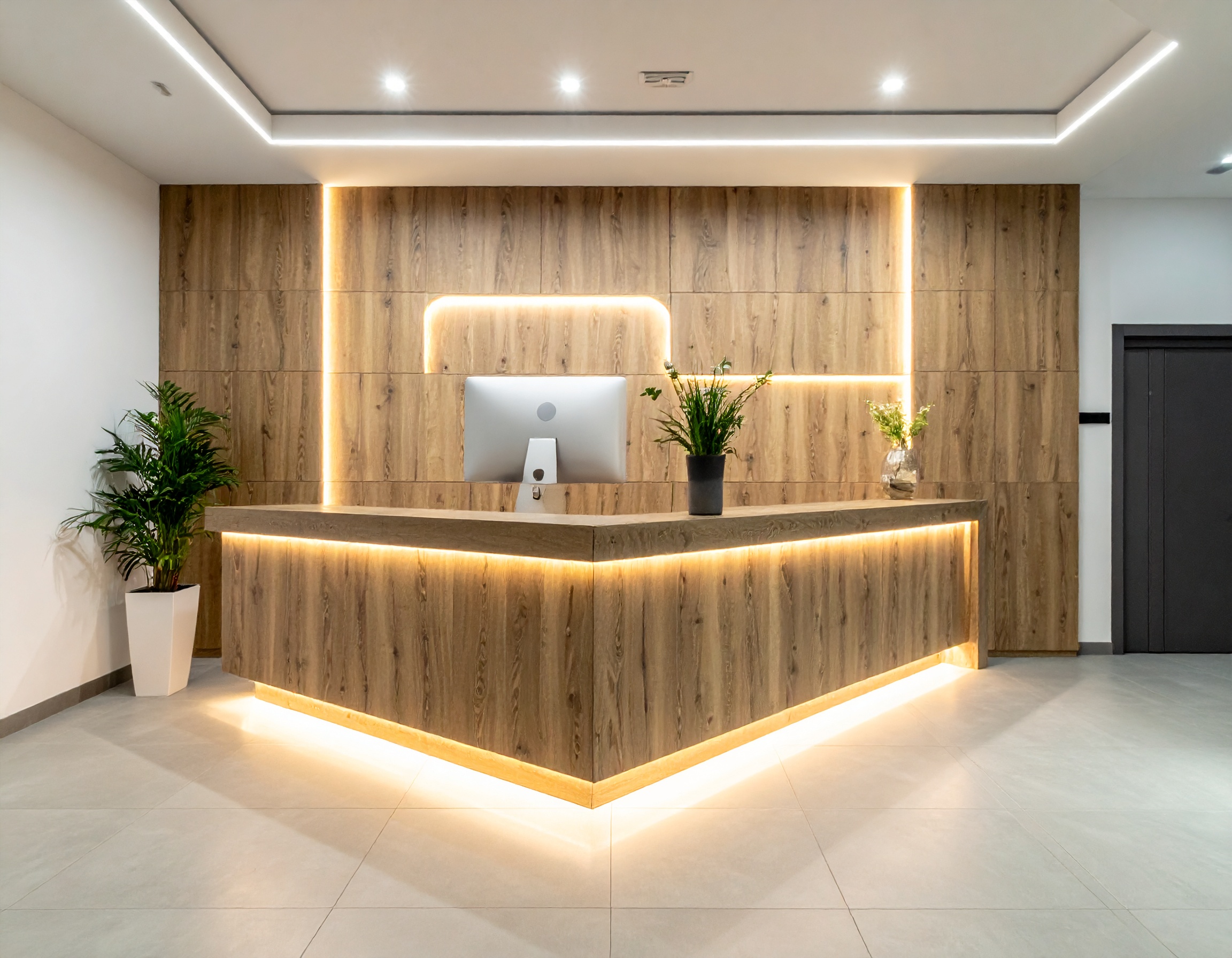 Quầy lễ tân đẹp cho văn phòng nhỏ (3) Quầy lễ tân đẹp cho văn phòng nhỏ (3)