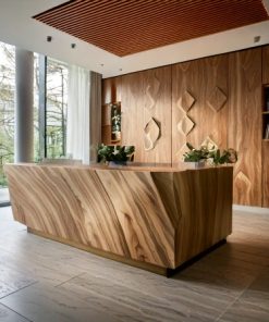 Quầy lễ tân đẹp chuẩn phong thủy (2)