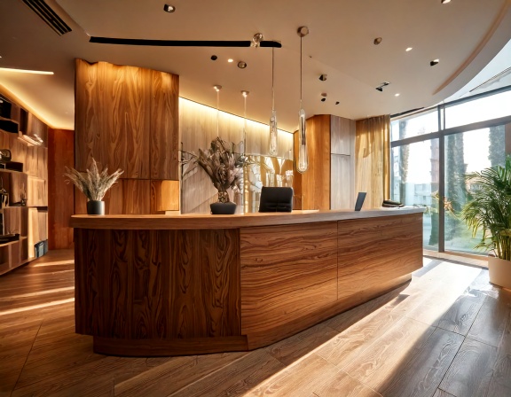 Quầy lễ tân đẹp chuẩn phong thủy (4) Quầy lễ tân đẹp chuẩn phong thủy (4)